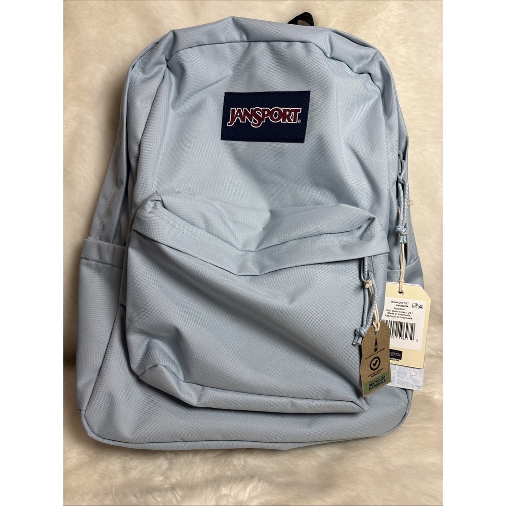 Jansport Superbreak Backpack Blue Dusk Lightweight Premium Backpack NWT